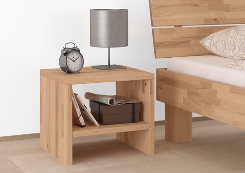 Nachttisch buche massivholz - nachttisch,