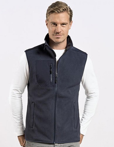 Herren canvas fleece weste - canvas, |