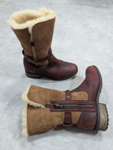 Ugg leather suede shearling - suede,