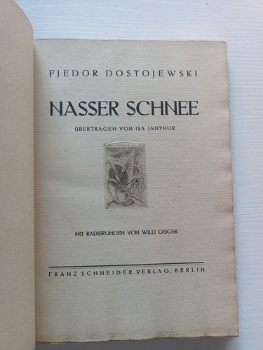 Dostojewski nasser schnee mit - dostojewski,