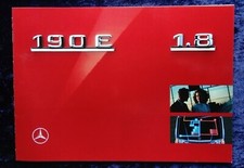 Mercedes-Benz W 201, 190 E 1.8 Prospekt, 8.1991