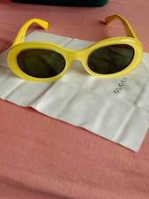 GUCCI - Damen Sonnenbrille - GG 1587 S Logo, sehr edel TRAUMHAFT in Gelb