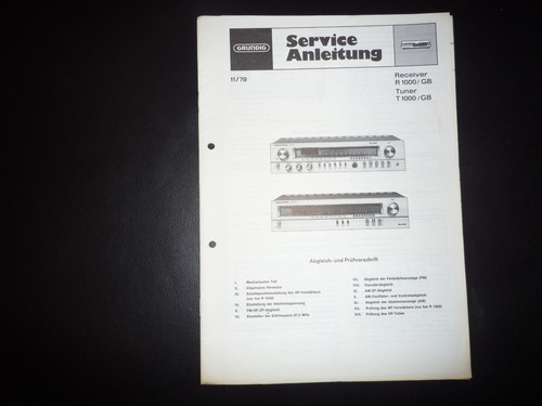 Original service manual - original,