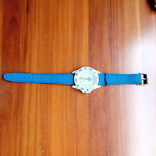 Armbanduhr Lolli clock weiss mit blauem und grünem Armband