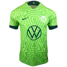Nike VFL Wolfsburg Trikot Home Fussball WOB Wölfe Saison 2022/2023 L Grün
