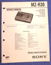 SONY MZ-R30 Service- Manual, original (!) 80Seiten, 6 Model-Varianten, wie neu!