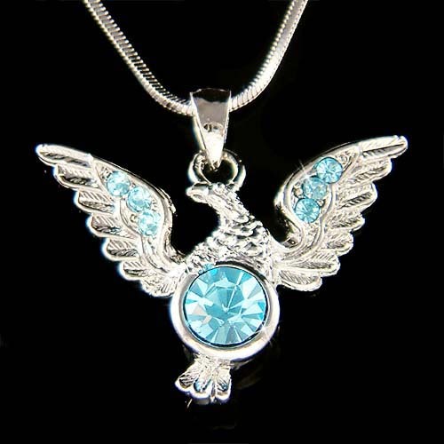 Blau adler mit swarovski - adler,