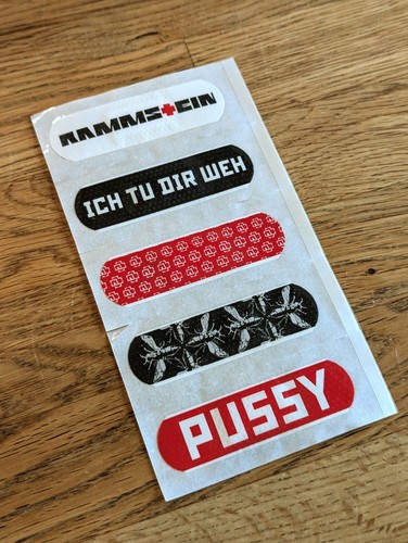 Rammstein rammplast pflaster - rammstein, "rammplast"