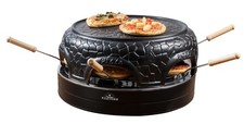 Bestron Pizzaofen für 4 Personen Mini Pizza Dome Pizzamaker Pizza Ofen Keramik