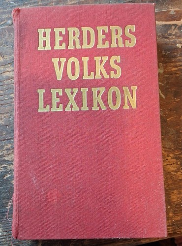 Herder volks lexikon altes - volks,