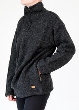 Wollpullover Troyer Seemannspullover 6 Größen 100% Schafswolle Handarbeit Nepal