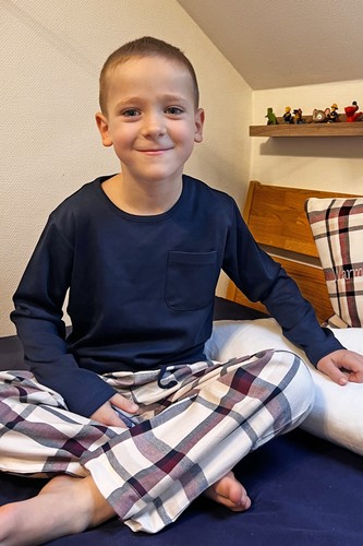 Schlafanzug pyjama unisex warm - schlafanzug,