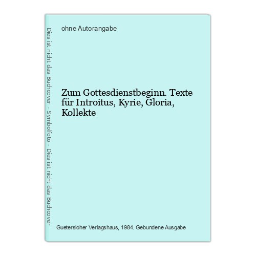 Zum gottesdienstbeginn texte - zum,