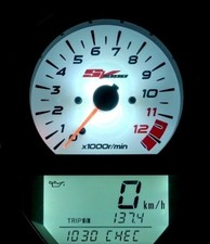 SUZUKI SV 650/1000 BJ 03-08 TACHO BELEUCHTUNG UMBAU WEIß LED SET