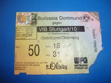 98/99 Ticket BVB Dortmund VFB