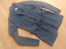 TOP: Icelandica Cardigan 100% Islandwolle Schafwolle warm petrol M Boho Strick