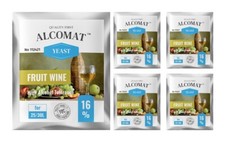 5 x Weinhefe Alcomat Fruit