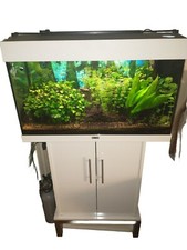 Aquarium mit Unterschrank Und Co2Anlage jedoch ohne Beleuchtung In Weiss