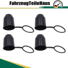 4 x Neu schwarz Abdeckkappe