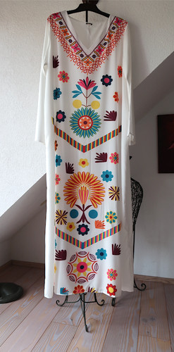 Vonda kleid maxi 4xl - , /