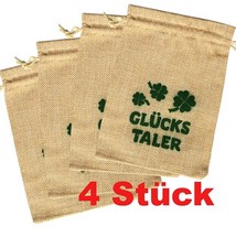 4 x Geldsack Glückstaler