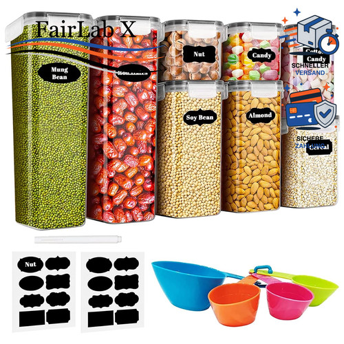 Vorratsdosen luftdicht 8er set - vorratsdosen,