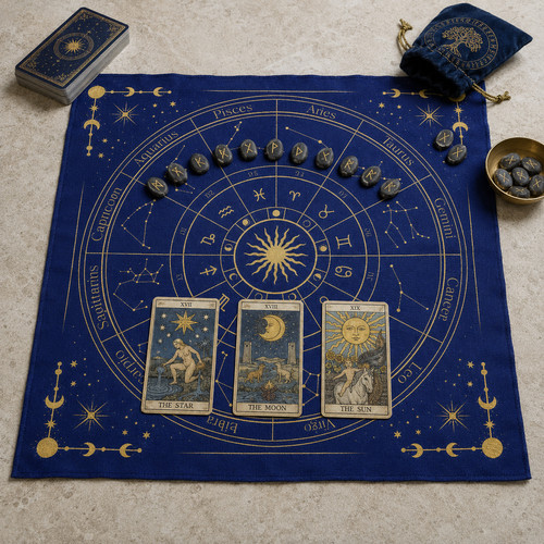 Tarot lesetuch zodiac - tarot-lesetuch, "zodiac"