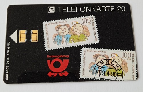 Telefonkarte briefmarkenmotiv - telefonkarte,,