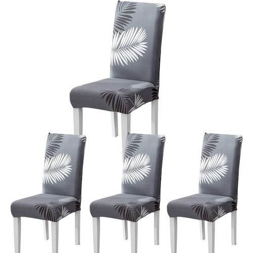 Stuhlhussen set stück grau - set, 4