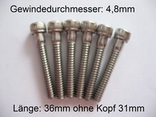 "NEU" Set 6 Zollschrauben für
