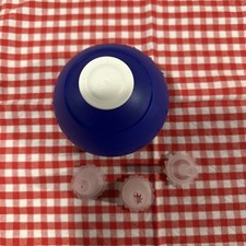 Tupperware Spritzkugel "Mozart" Garnierhilfe blau D60 Tupper Sahnespritze 3 Tüll