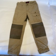 Outdoohose jungen 140 Fjäll Raven - beige/braungrün