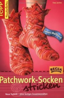 Patchwork socken stricken - patchwork-socken,