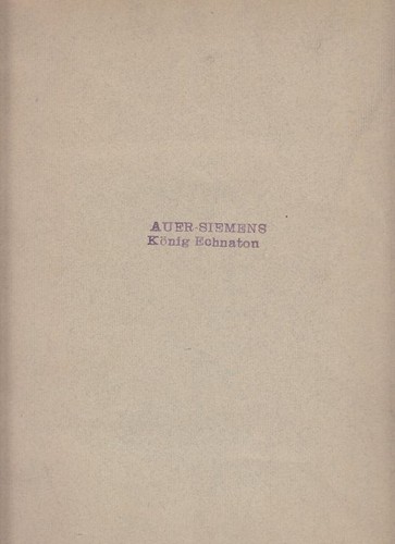 Buch koenig echnathon in - koenig,