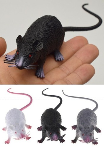 Lebensechte ratte dekoartikel - lebensechte,