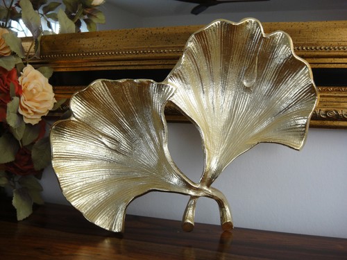 Schale ginkgo gold design - ginkgo,