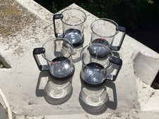 Bodum Vintage 4 Teetassen Teegläser/Kaffeegläser/ Groggläser Höhe 8,5cm vintage