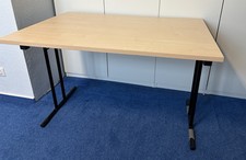 Konferenztisch klappbar massiv Farbe Ahorn  120 x 80 