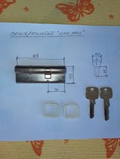 Winkhaus Schließzylinder 55/30 vernickelt 2 Schlüssel neuwertig