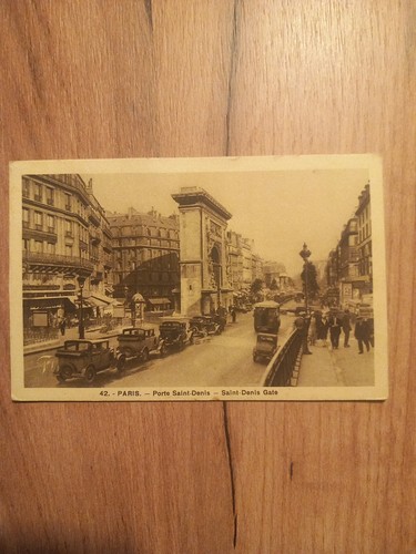 Postkarte paris porte saint - porte,