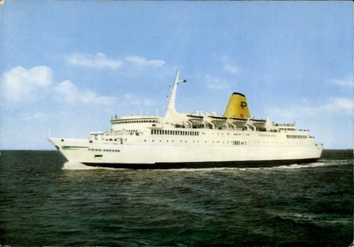 Luxus fährschiff prins - ak,