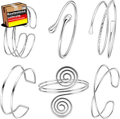 6er damen oberarmreif set - 6er,