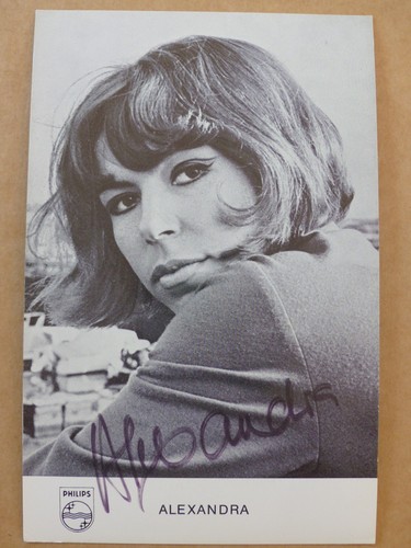 Alexandra signed autogramm - alexandra,