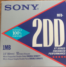Sony 2DD 1 MB Floppy Disks  1