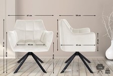 Esszimmerstuhl Swing Samt