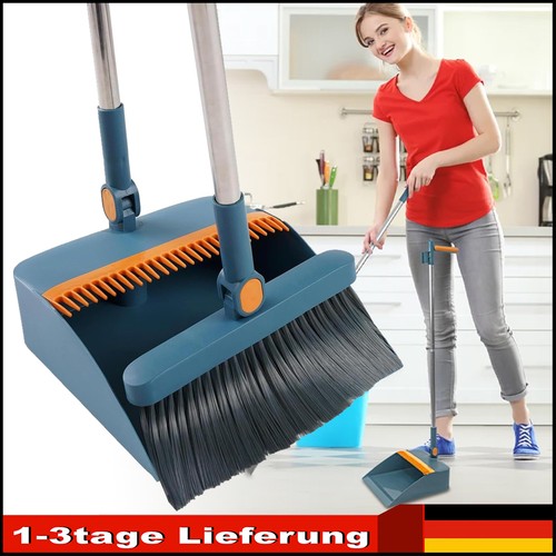 Kehrgarnitur mit langem stiel - mit,