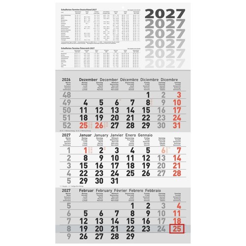 Glocken monatskalender 2027 - glocken,