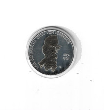 10 €  Goldapplikation - teilvergoldet    Otto von Bismarck   2015