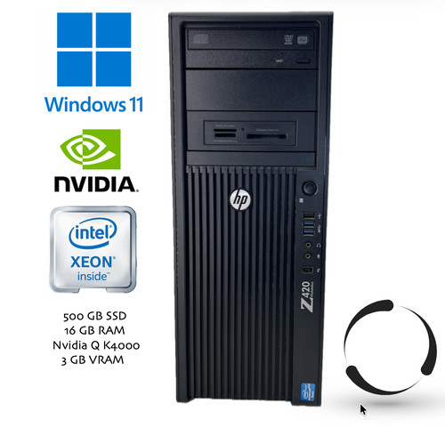 Z420 desktop xeon - hp,