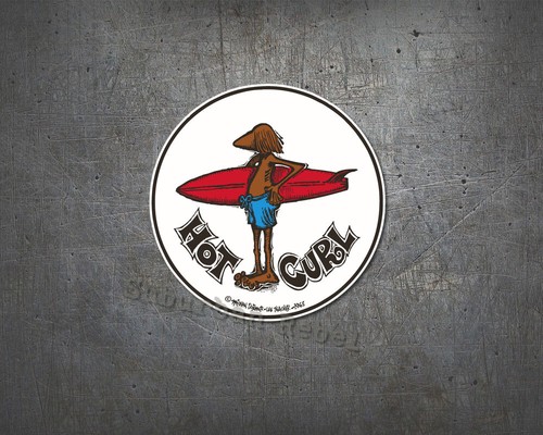 Hot curl aufkleber - curl, sticker